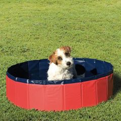 Piscina para perros Ibáñez, fabricada ade PVC, fuerte y resistente, suelo interior antideslizante, disponible en tres tamaños