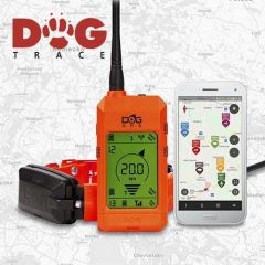 Collar Localizador GPS Para Perros Dogtrace X30 Alcance 20 Kilometros, Funciónes de adiestramiento incluidas, funciona con mando y aplicación Smartphone, Nueva versión 2019
