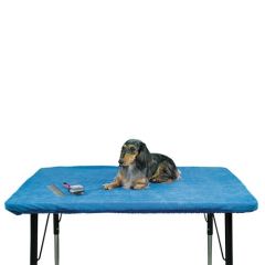 Toalla para mesa de peluquería canina Ibáñez "Tablecover" disponible en tamaño grande y pequeño