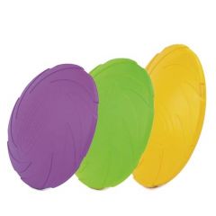 Frisbee de goma flexible disponible en varias opciones