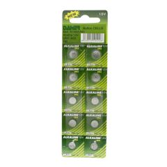 Pack de 10 uds Pilas tipo botón alcalinas. 1.5 V Electro Dh 52.540/LR41 8430552104246