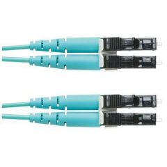 Panduit FZ2ELLNLNSNM001 cable de fibra optica 1 m OM4 LC Color aguamarina - Cable de fibra óptica (1 m, OM4, LC, LC, Male connector / Male connector, Color aguamarina)