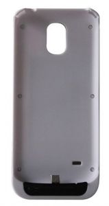 Carcasa Bateria Samsung Galaxy S4 mini 2600 mAh, color blanco, detalles en negro