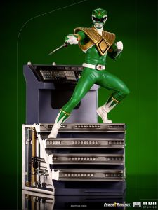 Figura art scale mighty morphin power rangers ranger verde
