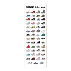 Poster puerta sneakers. hall of fame
