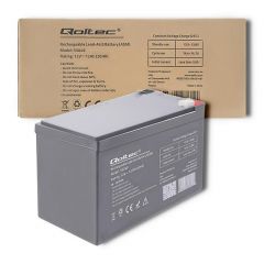Qoltec 53049 AGM Battery | 12V | 12Ah