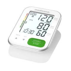 medisana BU 565 Monitor de presión arterial para el brazo, Medición precisa de la presión arterial y el pulso, Función de memoria, Gran pantalla para lectura fácil, Escala de semáforo