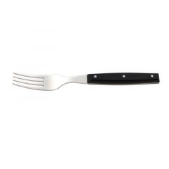 TENEDOR CHULETERO - Tenedor chuletero negro de 195 mm. A juego con los cuchillos de mesa y chuletero ref. 370625 y 370025.