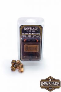 Rawblade dados + bolsa de cuero human (7)