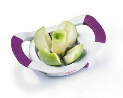 Partidor de frutas Westmark, elimina el corazón y divide la fruta en 2 ó 4 trozos, apto para melocotones, peras, manzanas y más