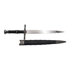 Espada The Witcher, réplica en miniatura de 40 cms de largo, pomo y guarda níquel, réplica no oficial