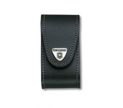 Estuche de piel para cinturón Victorinox, con presilla y botón de presión 101 x 35 mm, 41 gr, color negro o rojo