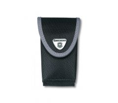 Estuche de nylon para navaja suiza Victorinox. 4.0545.3 en color negro, con presilla para cinturón y cierre adhesivo-Nylon-Negro