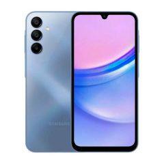 Teléfono Samsung Galaxy A15 (A156) Banda 5g. Color Azul (Blue). 128 GB de Memoria Interna, 4 GB de RAM. Dual Sim. Pantalla Infinity U Super AMOLED de 6,5". Cámara trasera de 50 MP. Smartphone libre.