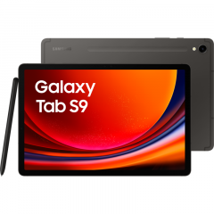 Tablet Samsung Galaxy Tab S9 WiFi (X710n). Color Grafito (Graphite). 128 GB de Memoria Interna, 8 GB de RAM, Pantalla Dynamic AMOLED 2X de 11". Cámara trasera numérica de 13 MP y Frontal de 12 MP.