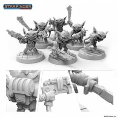 Starfinder miniaturas: space goblin war band