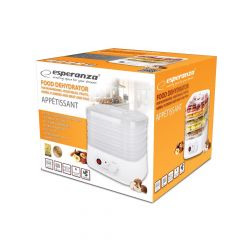 Esperanza EKD004 Food dehydrator Transparent White 250 W