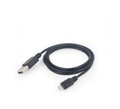 Gembird CC-USB2-AMLM-2M cable de conector Lightning Negro