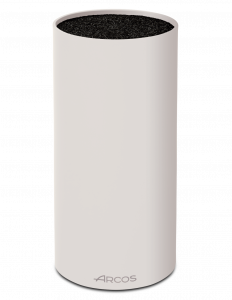 Arcos Tacos - Bloque Universal para Cuchillos hasta 20 cm - Hecho de Caucho Termoplástico de 225 mm - Color Blanco.