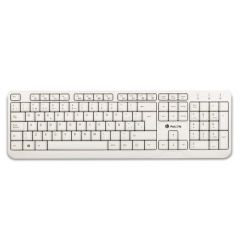 Ngs - teclado spike - 105 teclas - multimedia - membrana - color blanco