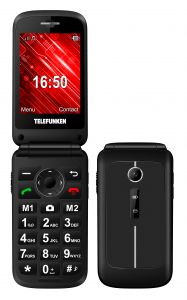 Telefunken s430 2,8" senior phone negro