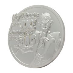 Medallon dc comics baño de plata the joker edicion limitada