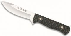 Cuchillo Trapper 12003 Miguel Nieto de 22 cms, con hoja de acero de 11 cms y mango de Katex con funda de piel de primera calidad