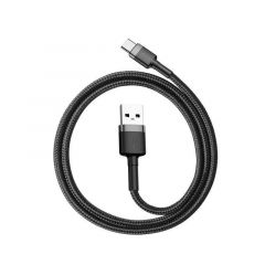 Baseus CATKLF-BG1 cable de teléfono móvil Negro 1 m USB A USB C