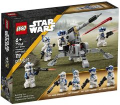 LEGO 75345 Star Wars TM Pack de Combate: Soldados Clon de la 501, Juego de Batalla, Vehículo AV-7, Juguete para Construir, Mini Figuras, Guerras Clon