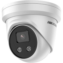 Hikvision Cámara de vigilancia Turret DS-2CD2346G2-I(2,8 mm)(C) con 4 megapíxeles, hasta 30 m de iluminación, cámara de vigilancia Profesional, cámara Acusense con Filtro de Alarma Falsa