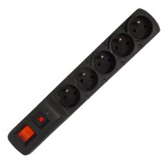 Acar F5 - Regleta de Conectores (3 m), Color Negro