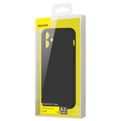 Baseus iPhone 12/12 Pro Case Liquid Silica Gel Black (WIAPIPH61N-YT01