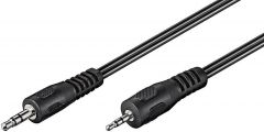 Microconnect AUD3525LL2 cable de audio 2 m 3,5mm 2,5mm Negro
