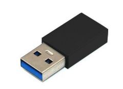 Microconnect USB3.0ACF cambiador de género para cable USB A USB C Negro