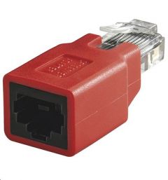 Microconnect MPK401-R cambiador de género para cable RJ45 Negro