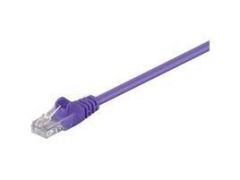 Microconnect - U/utp cat5e 3m purple pvc - cable de red