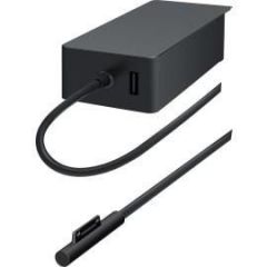 Microsoft Surface 44W Power Supply adaptador e inversor de corriente Interior Negro