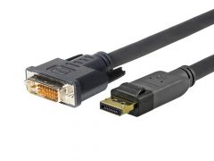 Vivolink PRODPDVI7.5 adaptador de cable de vídeo 7,5 m DisplayPort DVI-D Negro