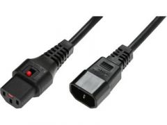 Microconnect PC1022 cable de transmisión Negro 3 m C14 acoplador C13 acoplador