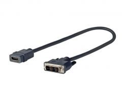 Vivolink PRODVIADAPHDMI adaptador de cable de vídeo 0,2 m DVI-D HDMI Negro