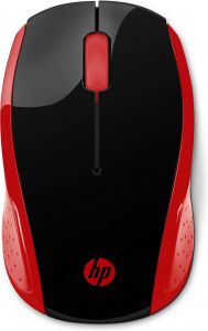 HP Ratón inalámbrico 200 (Rojo imperial)