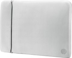 HP Funda de neopreno reversible (negra/plateada) de 35,56 cm