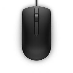 DELL MS116 USB Wired Mouse, Sapphire, BrownBox, Black, W125702095 (Sapphire, BrownBox, Black, EPEAT, Primax, EMEA, APJ (exclude China) MS116, Ambidextrous, Optical, USB)