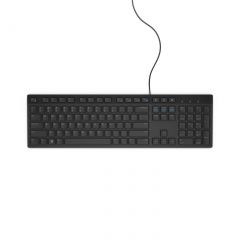 DELL Keyboard (US) KB216 Multimedia KB216, Full-Size (100%), W125821854 (KB216, Full-Size (100%), Wired, USB, QWERTY, Black)