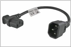 Microconnect PEA1416 cable de transmisión Negro 0,3 m C13 acoplador C14 acoplador