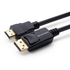 Microconnect MC-DP-HDMI-500 adaptador de cable de vídeo 5 m DisplayPort Negro