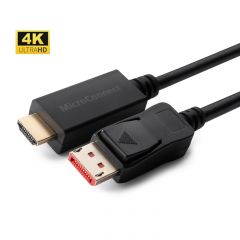 Microconnect MC-DP-HDMI-3004K adaptador de cable de vídeo 3 m DisplayPort Negro