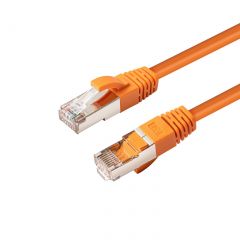 Microconnect MC-SFTP6A10O cable de red Naranja 10 m Cat6a S/FTP (S-STP)