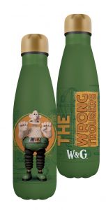 Botella metalica wallace y gromit wallace