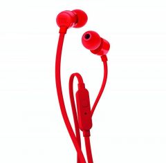 JBL T110 Auriculares Alámbrico Dentro de oído Llamadas/Música Rojo